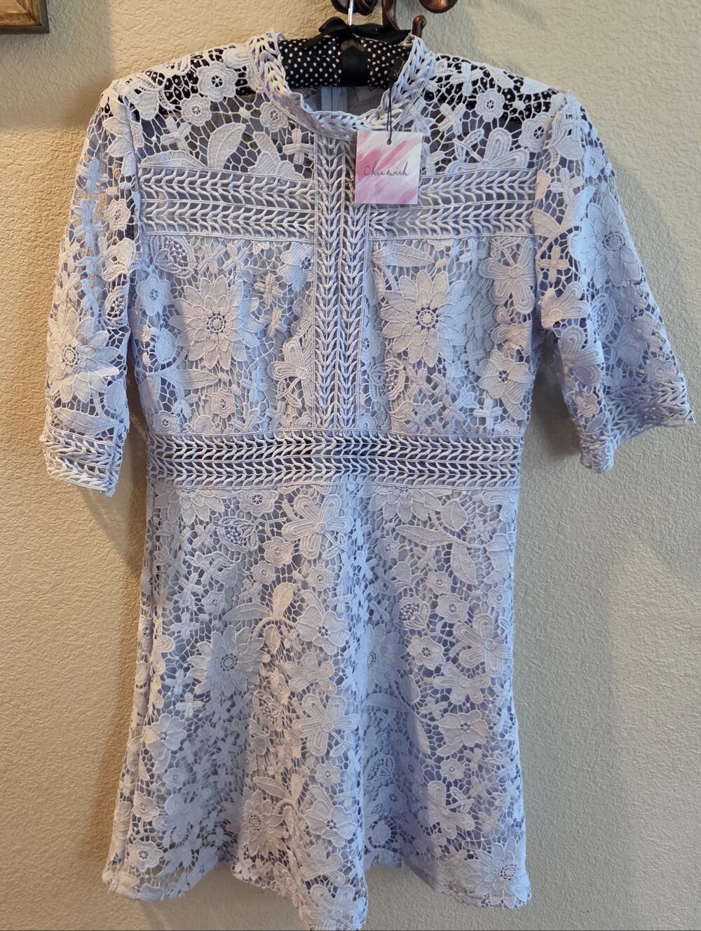 Chic Wish Light Blue Womens Dress Size Large